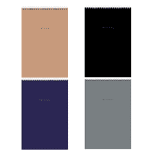 Блокнот "Minimal Classic", А4, 80 листов, в клетку, ассорти