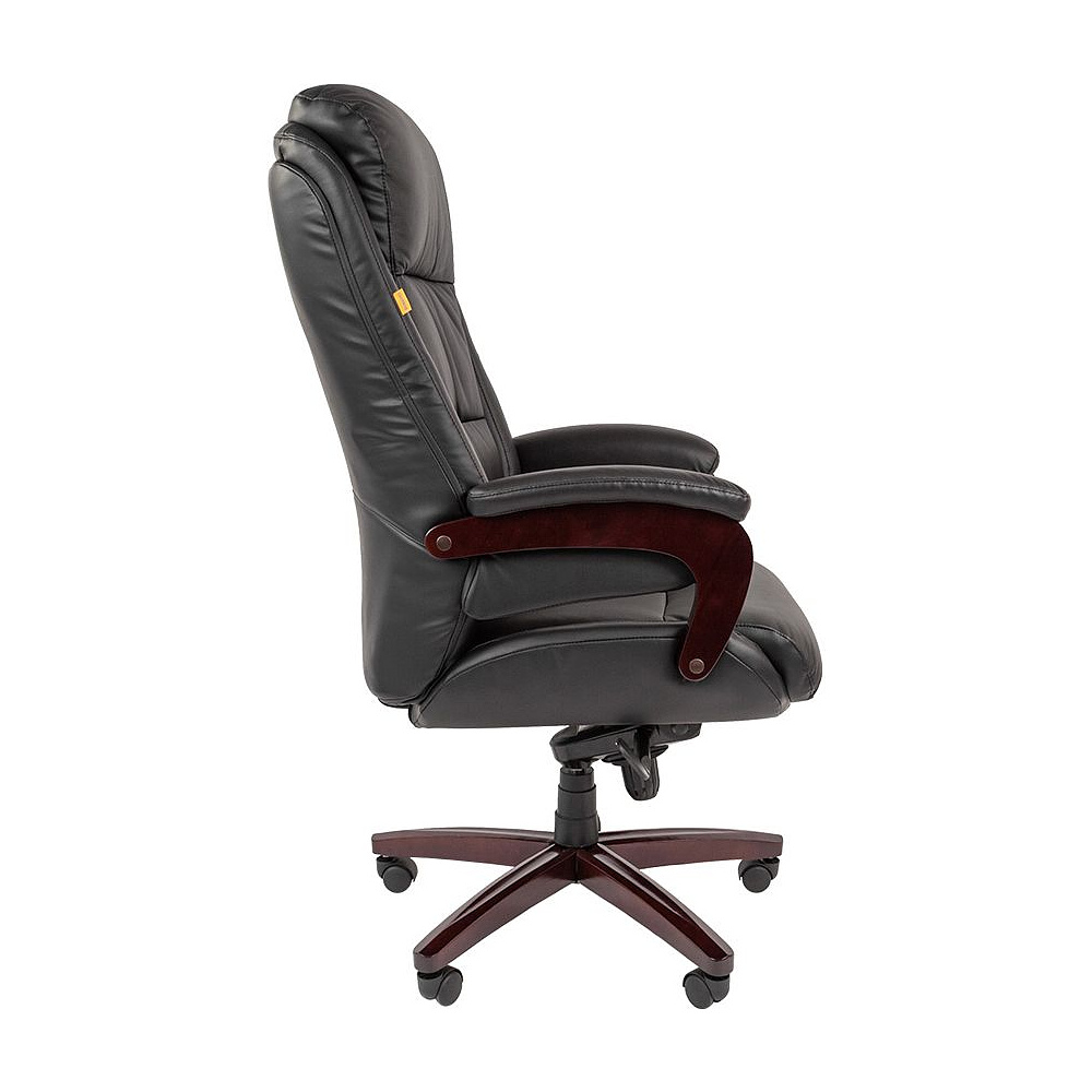 Кресло для руководителя "CHAIRMAN 404" кожа, металл, черный - 3