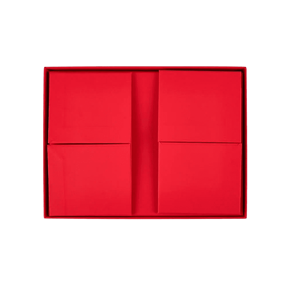 Коробка картонная, 220х160х95 мм, красный - 5