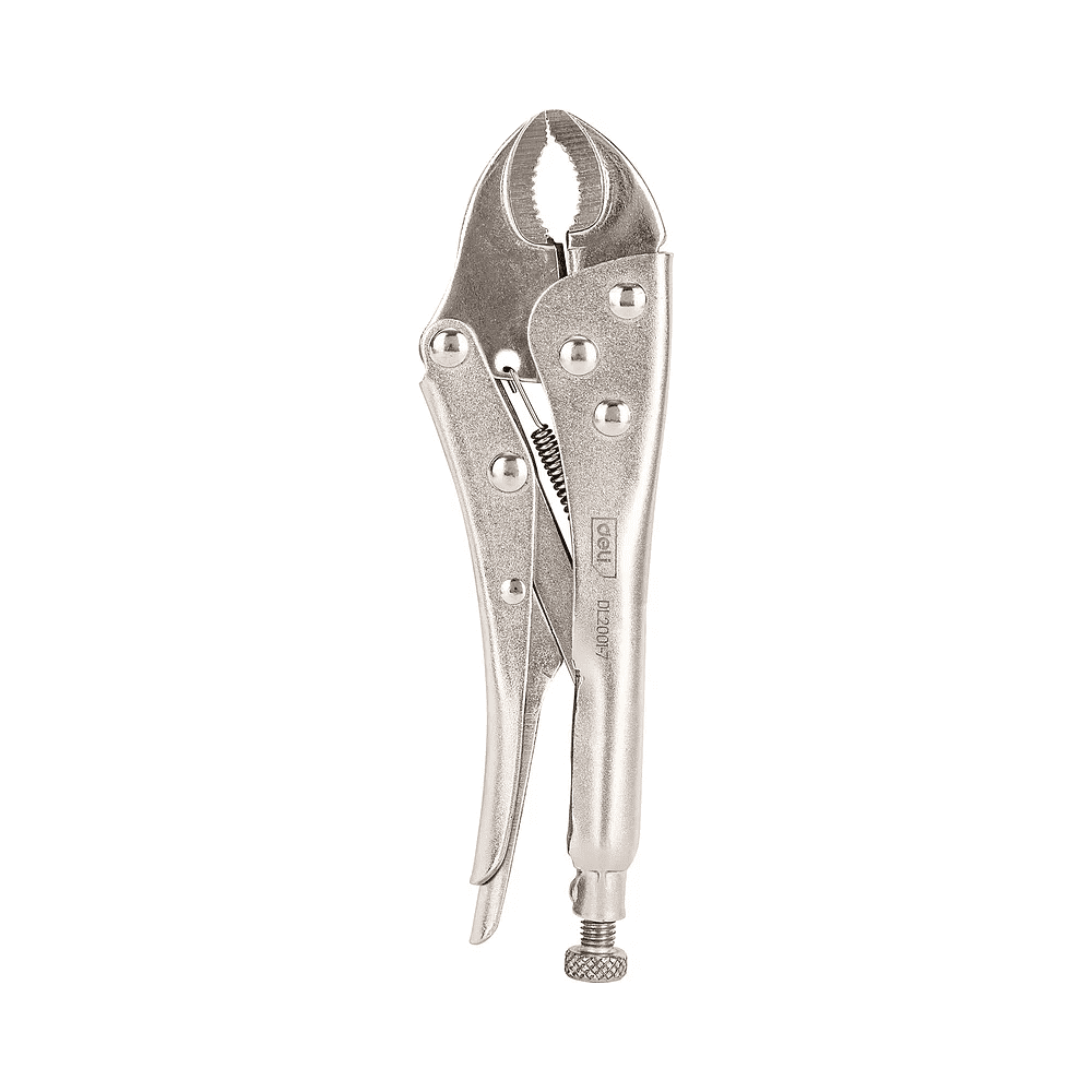 Клещи Deli YS EDL2001-7, зажимные, с фиксатором, 180 мм