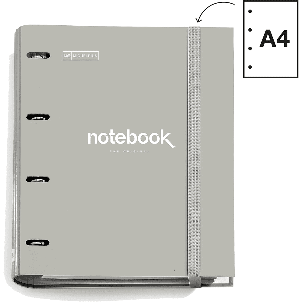 Тетрадь Miquelrius "Emotions", А4, 100 листов, клетка, серый - 3