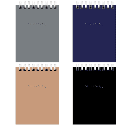 Блокнот "Minimal Classic", А7, 40 листов, клетка, ассорти