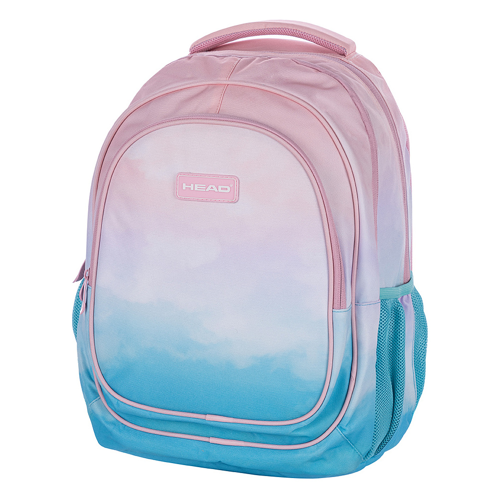 Рюкзак молодежный "Head ombre clouds", розовый, голубой - 3