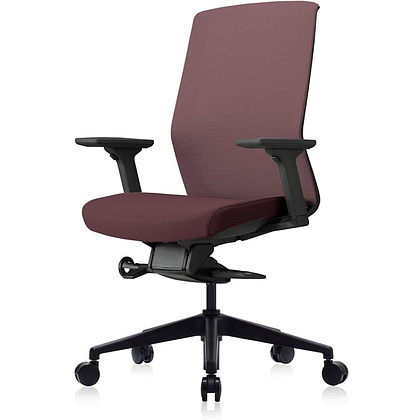 Кресло для руководителя Bestuhl "J1", сетка, ткань, пластик, коричневый 
