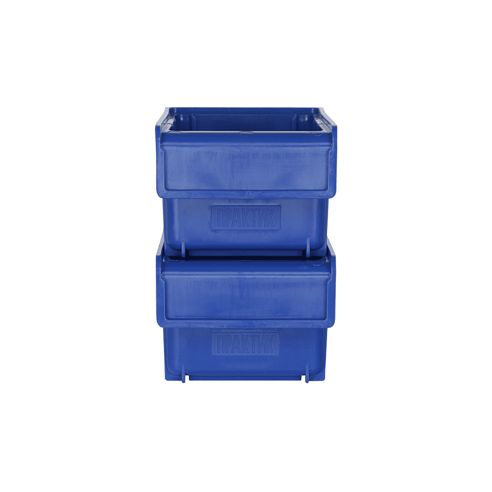 Ящик пластиковый "Практик", 170x105x80 мм, синий - 4