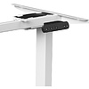 Стол с электроприводом WellDesk Prime 1300x675х18 белый/дуб хантон темный (9191462+9178197) - 7