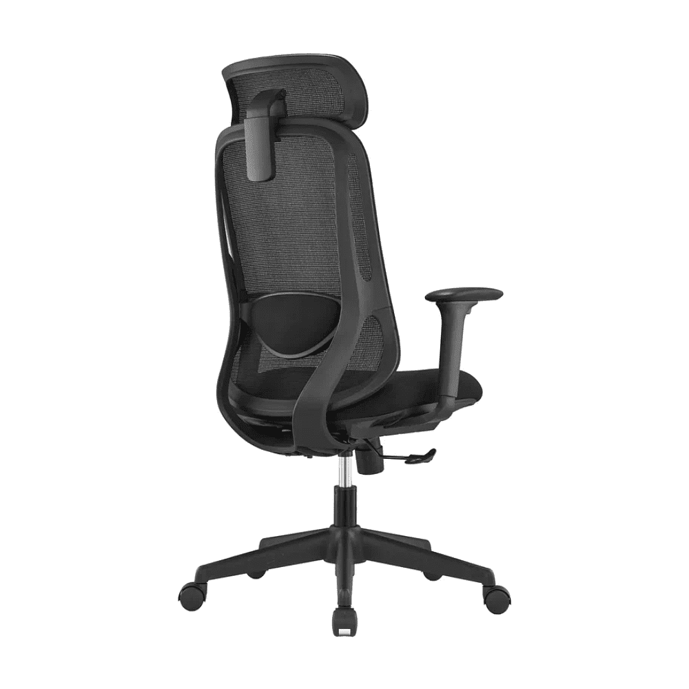 Кресло для руководителя SitZone U-090A, сетка, ткань, пластик, черный, -30% - 4
