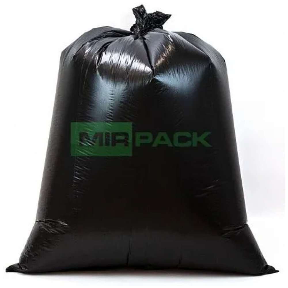 Мешки для мусора Mirpack Стройка, 180 л, 10 шт/рулон, 70 мкм  - 2