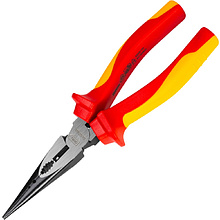 Длинногубцы диэлектрические Deli YS EDL512108, 200 мм, красный, желтый