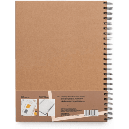 Скетчбук для графики "Himi", 22.8х30.4 см, 180 г/м2, 40 листов - 3