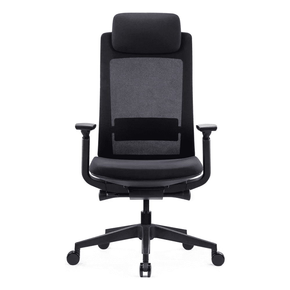 Кресло для руководителя SitZone E-VL002A, сетка, ткань, пластик, черный, -30% - 2