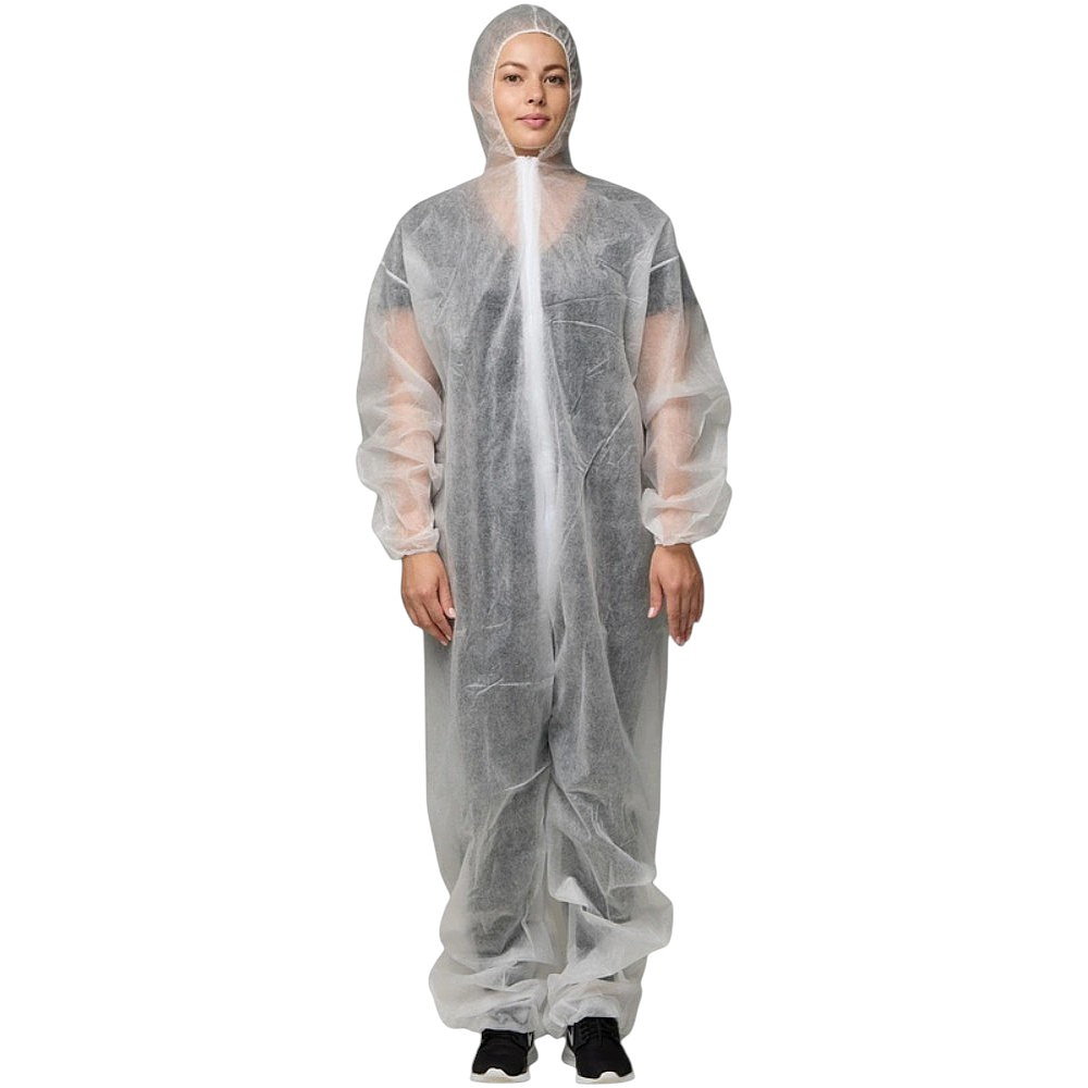 Комбинезон одноразовый "Каспер", 30 г/м2, размер 3ХL, 5 шт/упак, белый