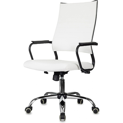 Кресло компьютерное Бюрократ CH BALANCE SL Line, экокожа, белый - 3