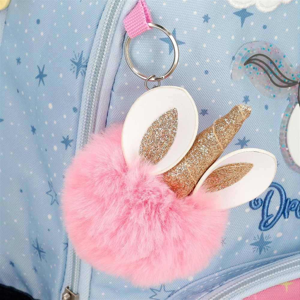 Рюкзак школьный Enso "Dreams come true", L, голубой, розовый - 8