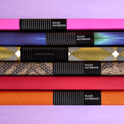 Блокнот "Shell tangerine", А5, 96 листов, оранжевый, срез голубой - 10