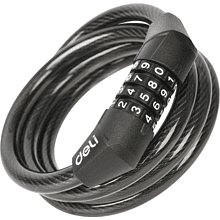 Замок тросовый велосипедный Deli YS EDL508051