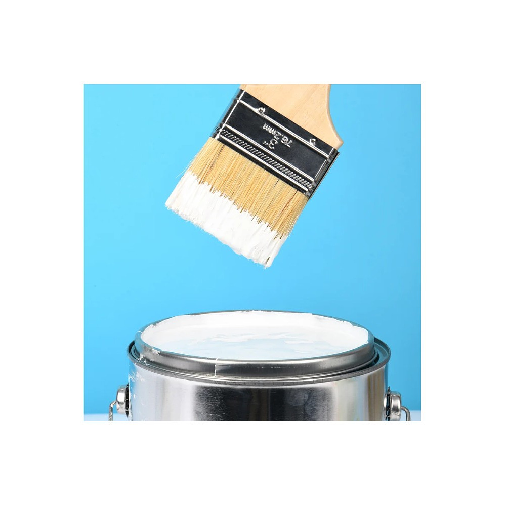 Кисть малярная плоская Deli YS EDL509123, 3"-75 мм, деревянная рукоятка, искусственная щетина - 5