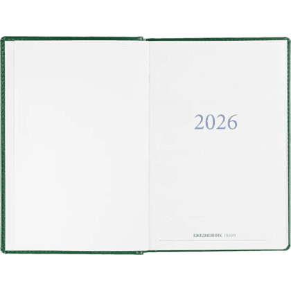 Ежедневник датированный "Agenda" на 2026 год, зеленый - 4