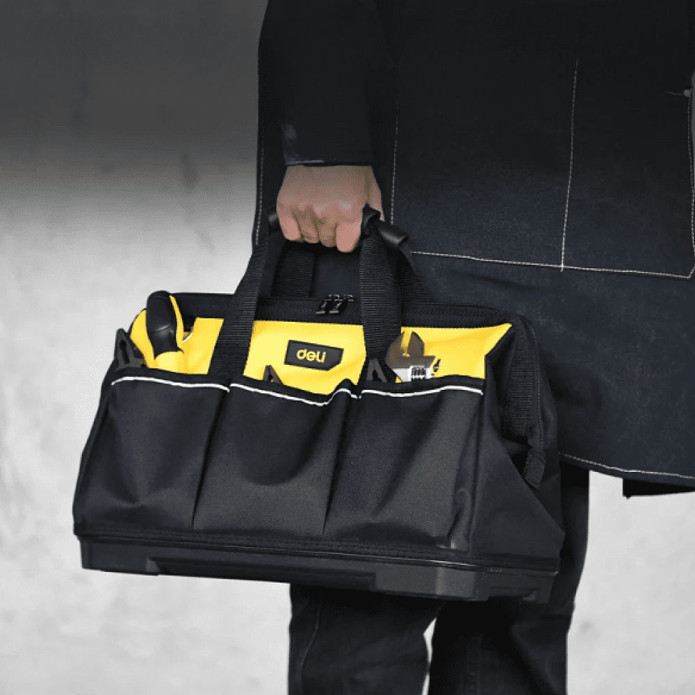 Сумка для инструментов Deli YS DL586120, 410 x 220 x 250 мм, 13 карманов - 4