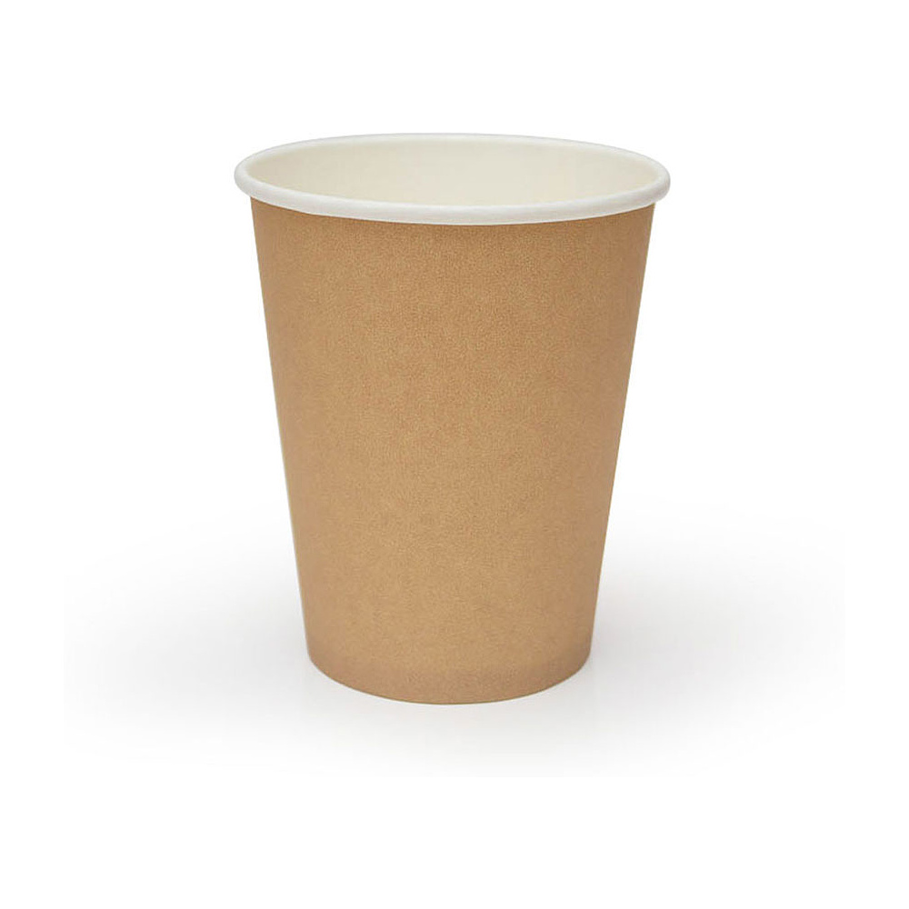 Стакан картонный, 300 мл, 1 слой, 50 шт/упак, крафт