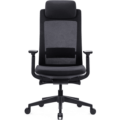 Кресло для руководителя SitZone E-VL002A, сетка, ткань, пластик, черный, -30% - 2