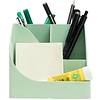 Подставка для ручек "Autentik", пластик, 5 делений, шалфейно-зеленый - 2