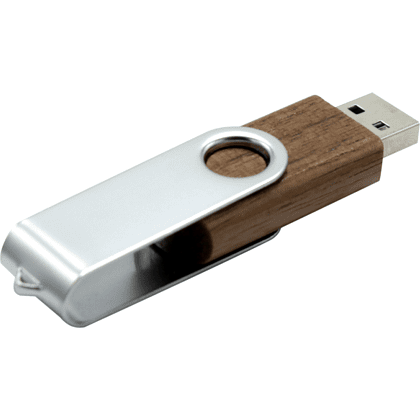 USB Flash 2.0 16 Gb VDF-008, пластик, метал, древесный - 2