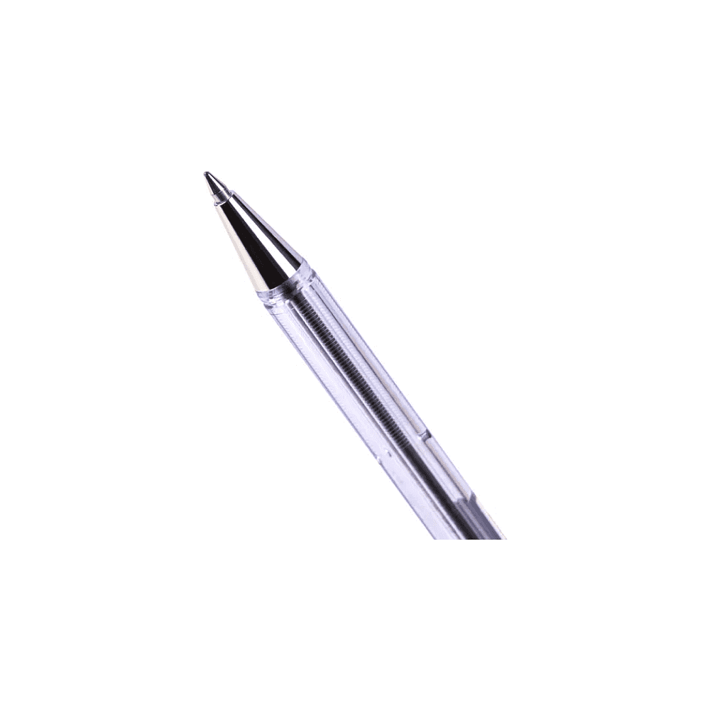 Ручка шариковая "ВК 77", 0.7 мм, прозрачный, стерж. синий - 6