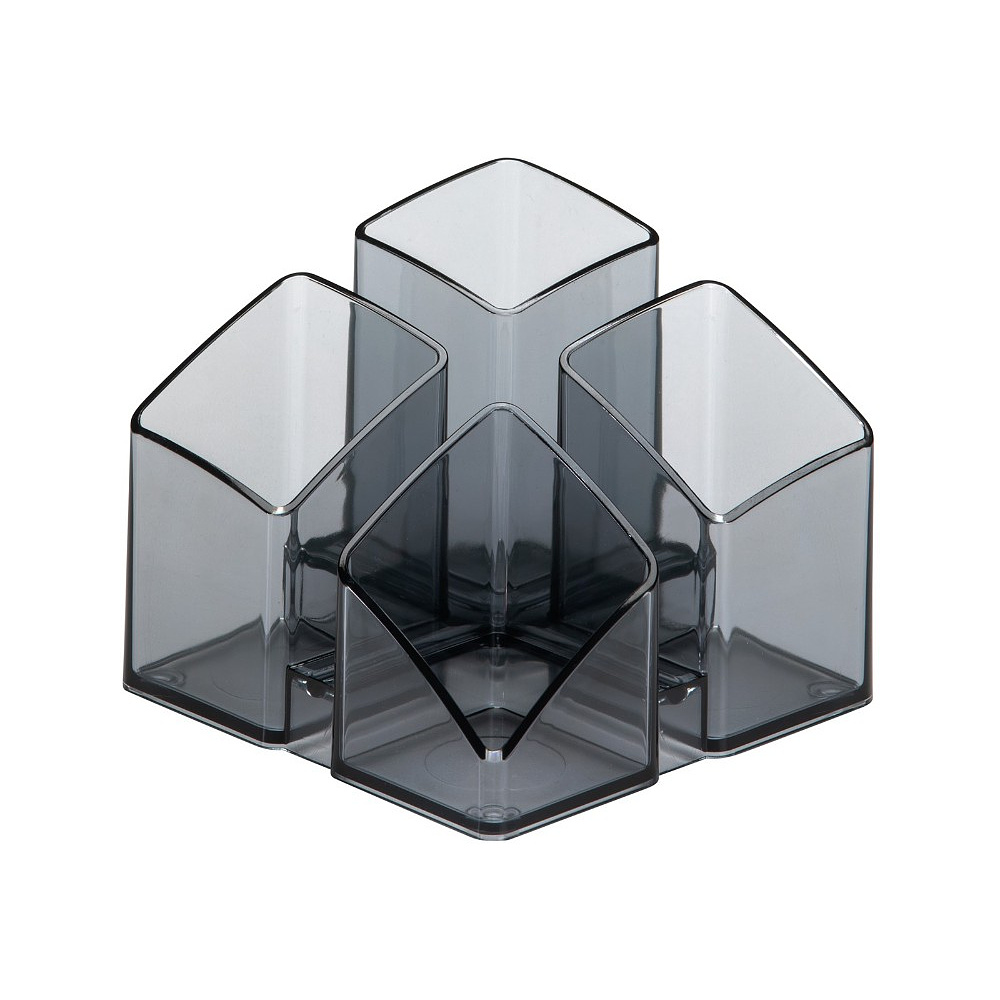 Подставка для канцелярских мелочей "Scala", прозрачно-серый