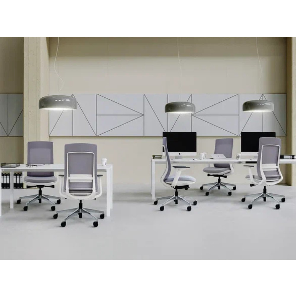 Кресло компьютерное SitZone E-VL002A, сетка, ткань, пластик, черный - 11