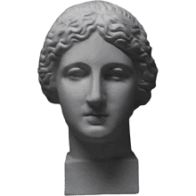 Гипсовая модель "Голова Музы"