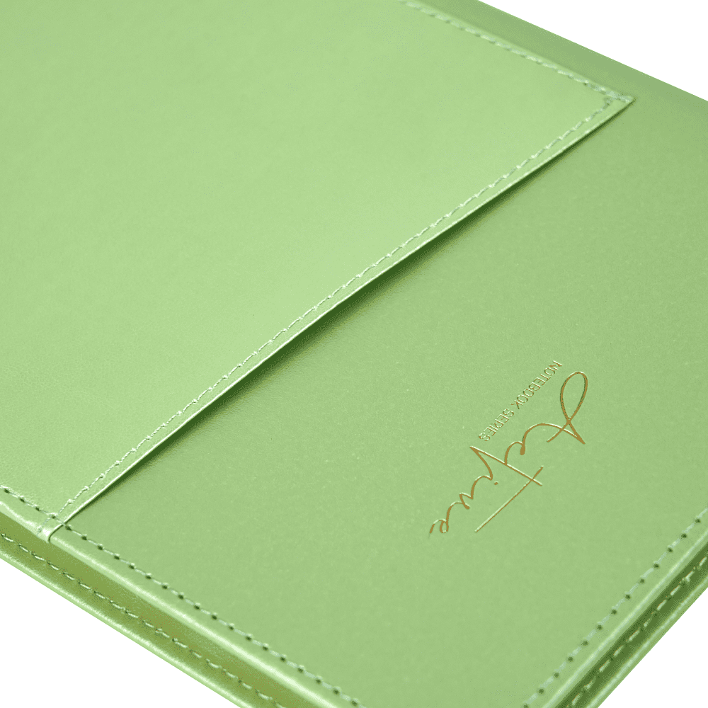 Блокнот "3223-10", А5, 80 листов, линейка, зеленый - 3