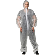 Комбинезон одноразовый "Каспер", 30 г/м2, размер 3ХL, 5 шт/упак, белый