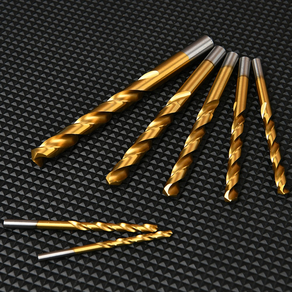 Набор сверл Deli YS EDH-MHZ015-ED4 по металлу, DIN 338, 135°, 1-15 мм, 15 шт., золотой - 5