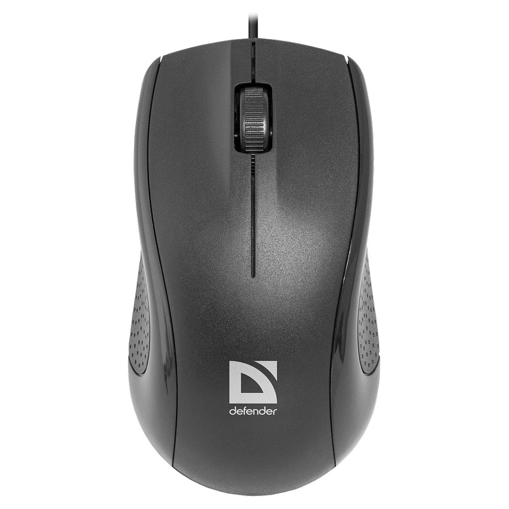 Мышь Defender Optimum MB-160, проводная, 1000 dpi, 3 кнопки, черный