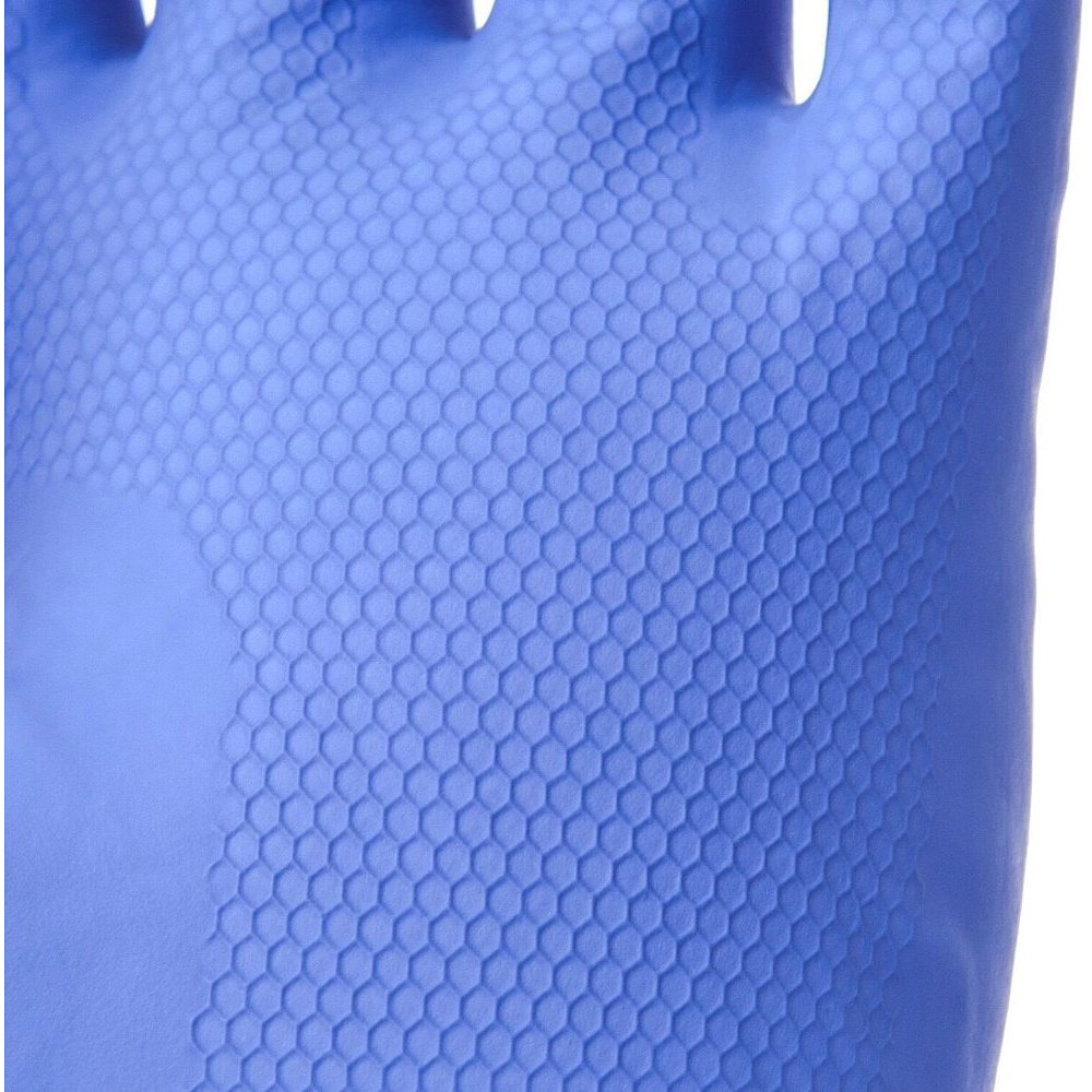 Перчатки латексные HQ Profiline, р-р M, с х/б покрытием, синий - 5