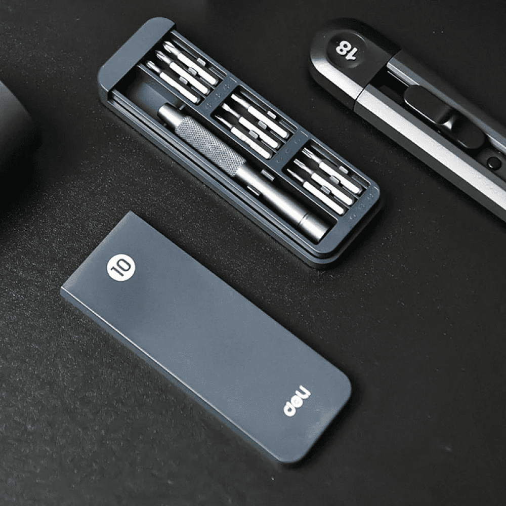 Набор прецизионных отверток Deli YS EDL241010J, 10 шт., кейс - 5