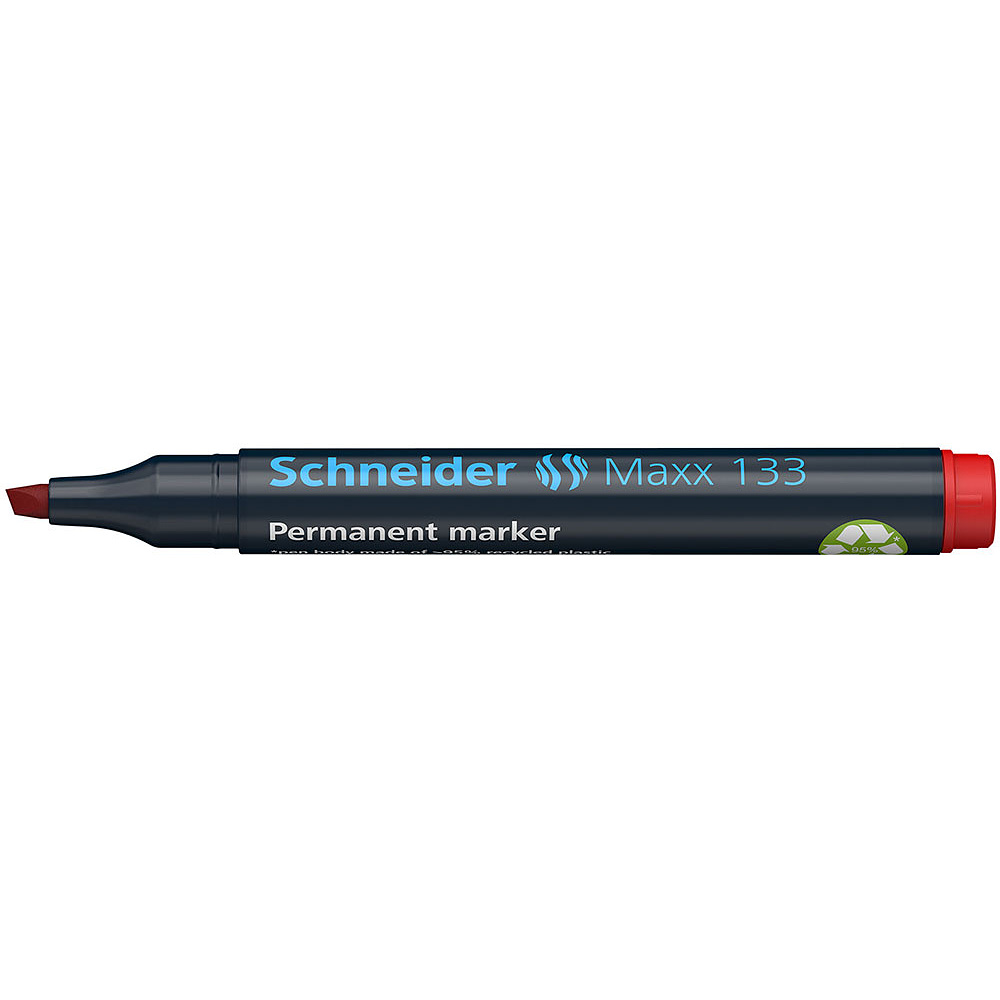 Маркер перманентный "Schneider Maxx 133", красный - 5