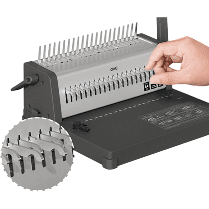 Перфобиндер Deli Plastic Binder "T314" - 3