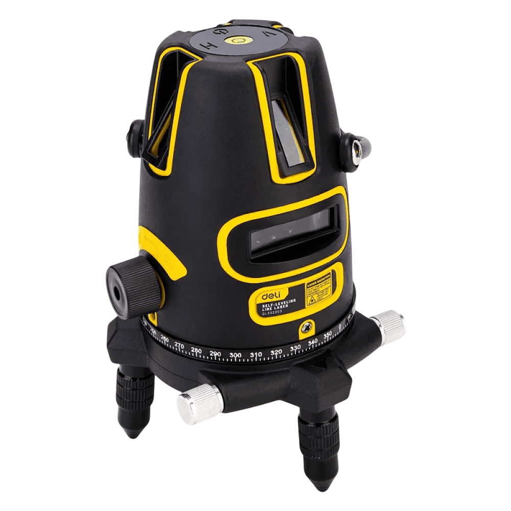 Уровень Deli YS EDL332303, лазерный, 3 линии, зеленый луч