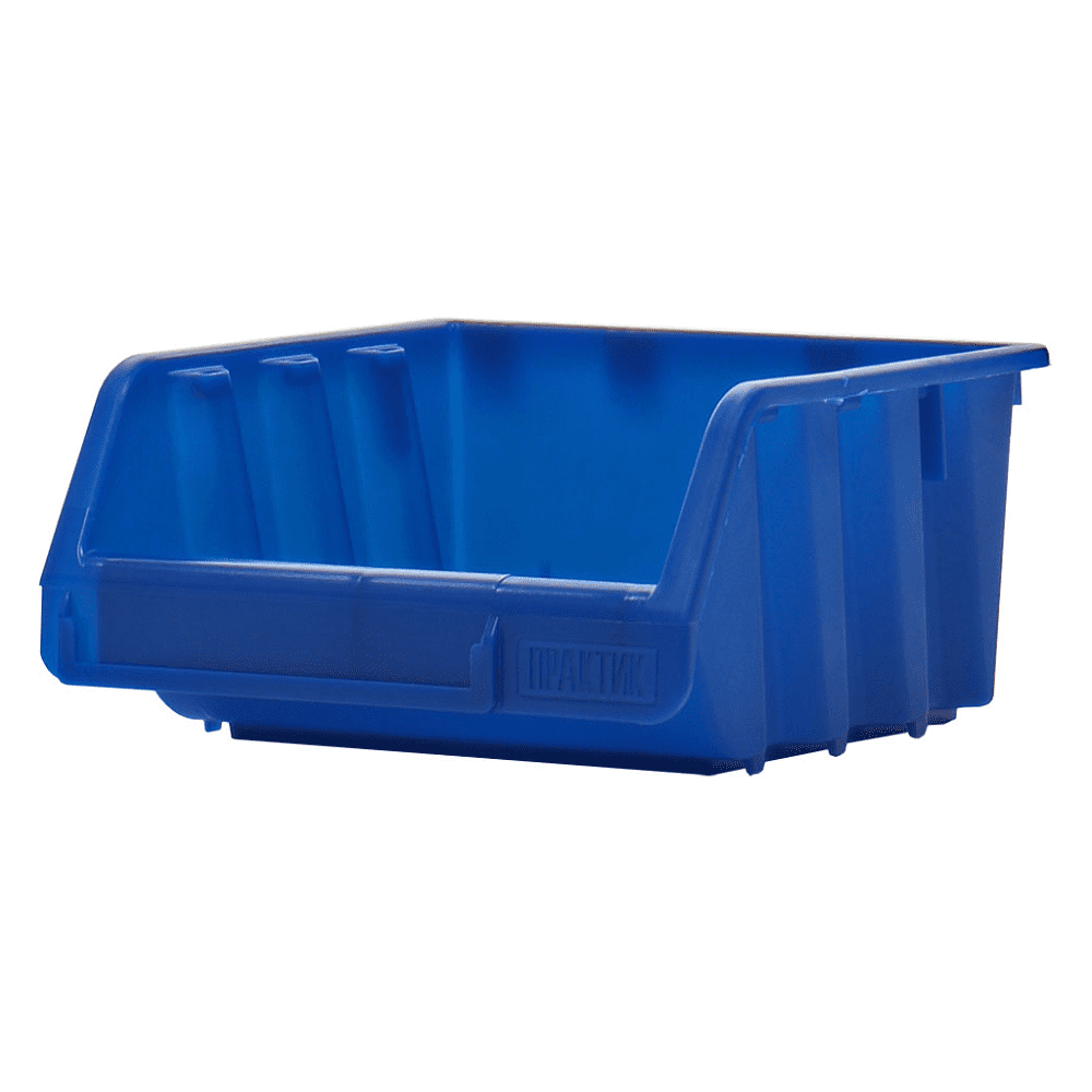 Ящик пластиковый "Практик", 200x157x90 мм, синий