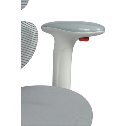 Кресло детское YOKA YC-4 Otis, сетчатая ткань, серый, пластик, белый - 6