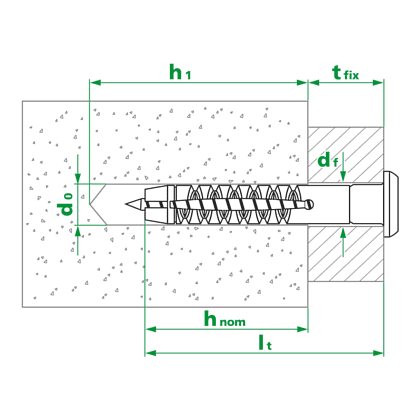 Дюбель-гвоздь с буртом, 6х40 мм, 200 шт. - 2