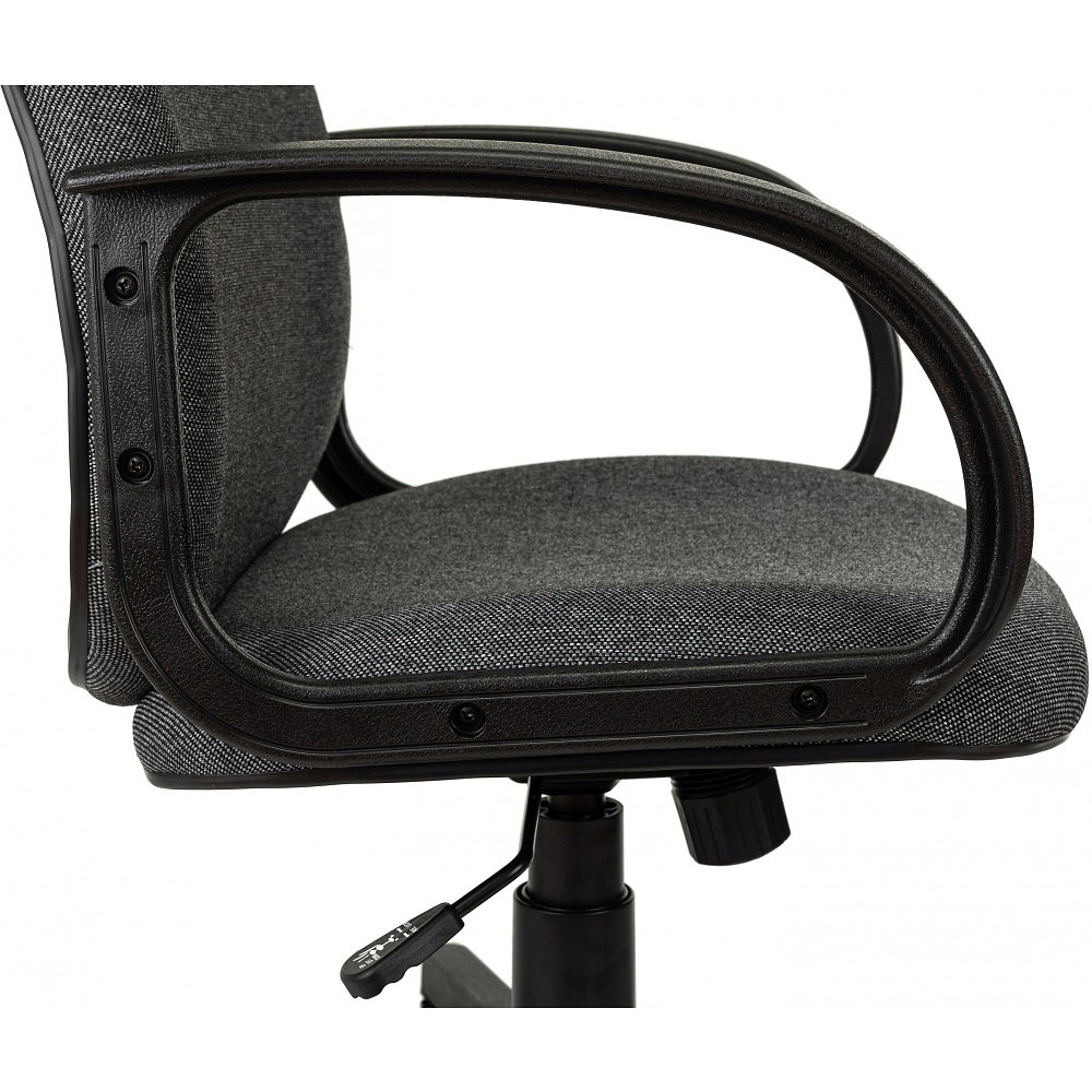 Кресло для руководителя "Бюрократ CH-808AXSN", ткань, пластик, темно-серый - 6