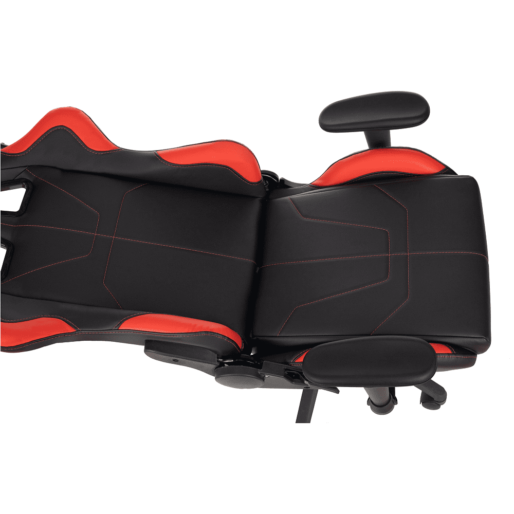 Кресло игровое Бюрократ Zombie VIKING 5 AERO Red Edition экокожа, черный, красный - 8