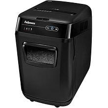 Уничтожитель Fellowes AutoMax 200M, микрорезка, автоподача, DIN P-5, 2х14 мм, 200 листов, 32 литра