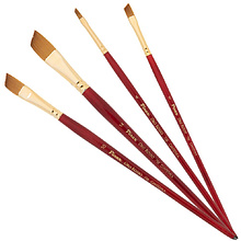 Кисть для рисования "Pinax Oro Rosso" синтетика, скошенная