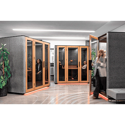 Акустическая кабина двухместная Capsula QUADRO PREMIUM  - 4