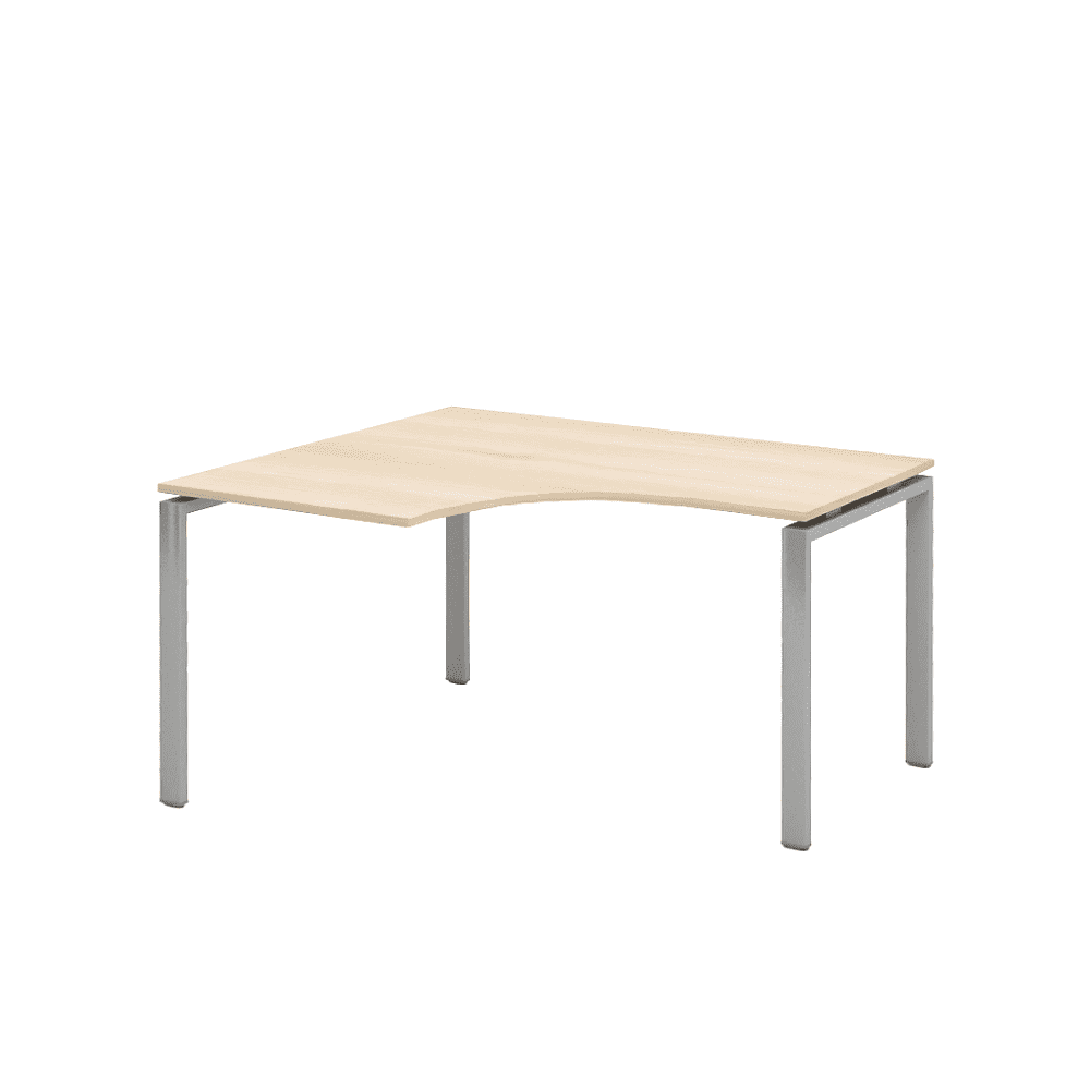 Коллекция Титан Стол угловой левый ТНУ316ТР Л+ТНУ316К Л-22_ПР, 1600х1200х742, с пропуском