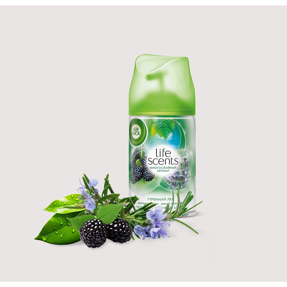 Освежитель воздуха Air Wick Fresh Matic Утренний лес, сменные аэрозольные баллоны, 250 мл - 2